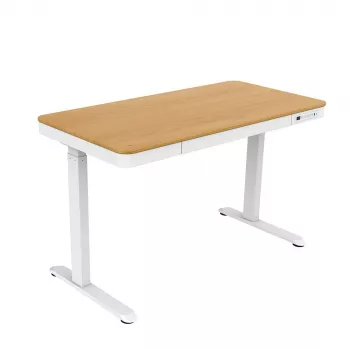 ACJ ACTIVEJET elektrinis aukščio reguliavimo stalas 120x60 ET119S Baltas/Ąžuolas