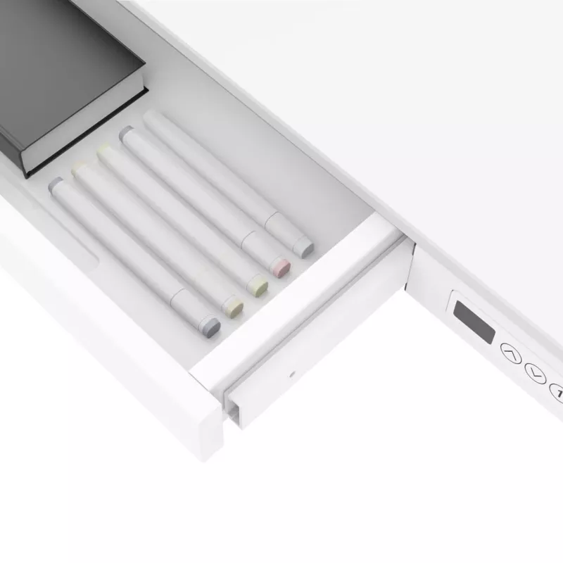 ACJ ACTIVEJET elektrinis reguliuojamo aukščio stalas ET119S 120x60 cm baltas