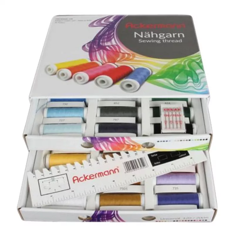 Siūlų dėžutė ACKERMANN Sewing Thread Box White