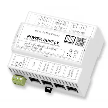 ACO PS45-15-PRO-13 Video Power Supply DIN 15V, 3A