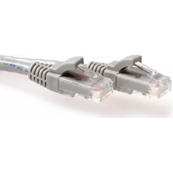 ACT 1,5 m Cat6a U/UTP tinklo pataisos kabelis, pilkas (IB1151)