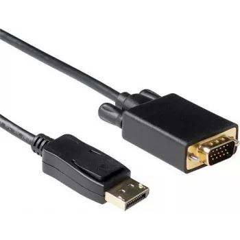 ACT 2m DisplayPort vyriškas į VGA vyriškas konversijos kabelis (AK3999)