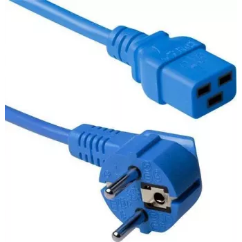 ACT 3m kampuotas Schuko į C19 maitinimo laidas 16A 250V AK5174