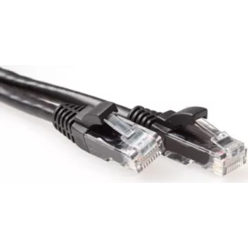 ACT 5m Cat6a U/UTP tinklo kabelis, RJ45, juodas IB3505