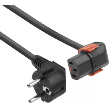 ACT AK5257 maitinimo laidas juodas 3 m CEE 7/7 į C13 mova