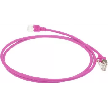 ACT Pink 3m LSZH U/FTP CAT6A Datacenter Slimline tinklo kabelis su RJ45 jungtimis (DC7403)
