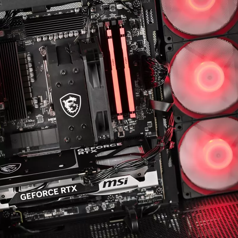 Actina stalinis kompiuteris AMD Ryzen 5 5600 16GB DDR4 500GB SSD NVIDIA GeForce RTX 5060 Windows 11 Home Midi Tower juodas