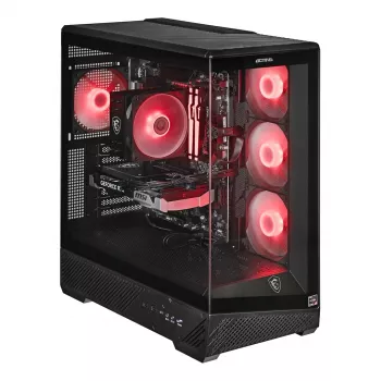 Actina stalinis kompiuteris AMD Ryzen 5 5600 16GB DDR4 500GB SSD NVIDIA GeForce RTX 5060 Windows 11 Home Midi Tower juodas