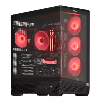 „Actina“ kompiuteris AMD Ryzen 5 7500X3D / 32 GB DDR5 / 1 TB SSD / NVIDIA GeForce RTX 5060 Ti / Midi Tower / juodas
