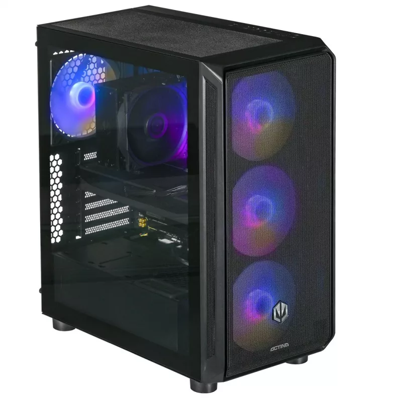 Kompiuteris Actina PC AMD Ryzen 5 7600X3D 32 GB DDR5-SDRAM 2 TB SSD NVIDIA GeForce RTX 5070 Midi Tower Black