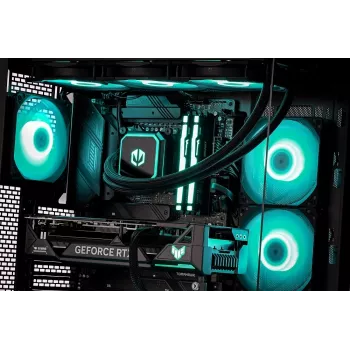 Kompiuteris „Actina PC“ su AMD Ryzen 7 7800X3D, 32 GB DDR5-SDRAM, 1 TB SSD, NVIDIA GeForce RTX 5070 Ti, Windows 11 Home, Midi Tower, juodas
