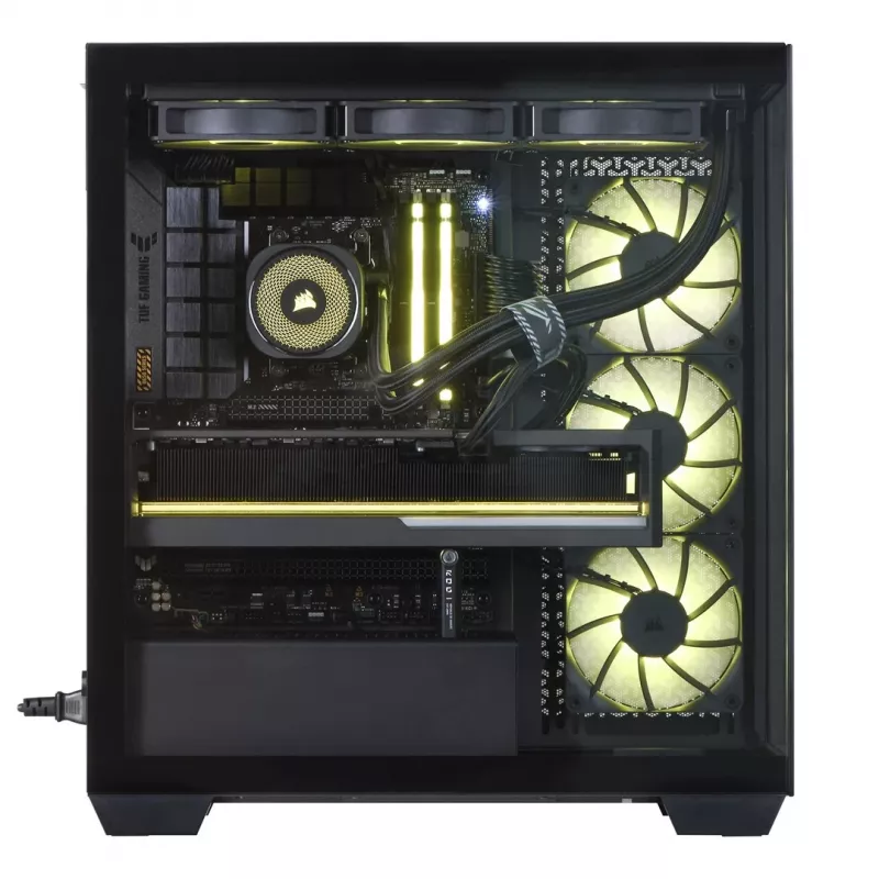 „Actina“ kompiuteris AMD Ryzen 7 7800X3D / 32 GB DDR5 / 2 TB SSD / NVIDIA GeForce RTX 5080 / Midi Tower / juodas