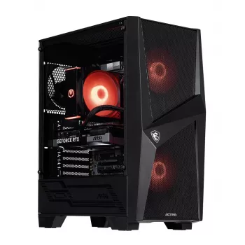Kompiuteris ACTINA PC AMD Ryzen 7 8700F 32 GB DDR5-SDRAM 1 TB SSD NVIDIA GeForce RTX 5060 Midi Tower Juoda