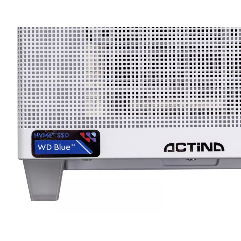 Kompiuteris “Actina PC” su AMD Ryzen 7 8700F, 32 GB DDR5-SDRAM, 1 TB SSD, NVIDIA GeForce RTX 5060 Ti, Mini Tower, baltas
