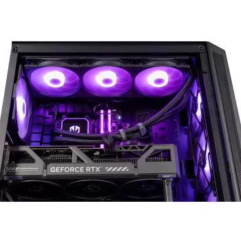 Kompiuteris ACTINA PC AMD Ryzen 7 9800X3D 32 GB DDR5-SDRAM 2 TB SSD NVIDIA GeForce RTX 5080 Windows 11 Home Midi Tower Black