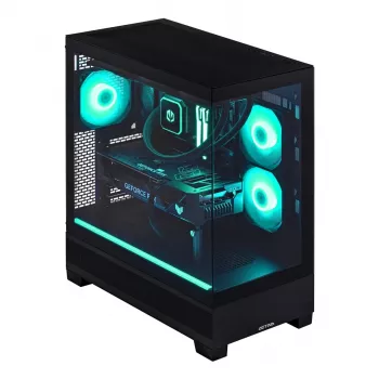 ACTINA PC AMD Ryzen 9 9900X3D 192 GB DDR5-SDRAM 4 TB SSD NVIDIA GeForce RTX 5090 Windows 11 Home Midi Tower Black