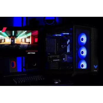 „Actina“ kompiuteris Intel Core Ultra 7 265KF / 32 GB DDR5 / 2 TB SSD / NVIDIA GeForce RTX 5080 / Midi Tower / Juodas