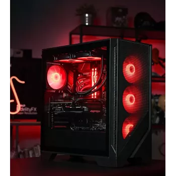 „Actina“ kompiuteris su Intel Core Ultra 7 265KF, 32 GB DDR5-SDRAM, 2 TB SSD, NVIDIA GeForce RTX 5080, Windows 11 Home, Midi Tower, juodas