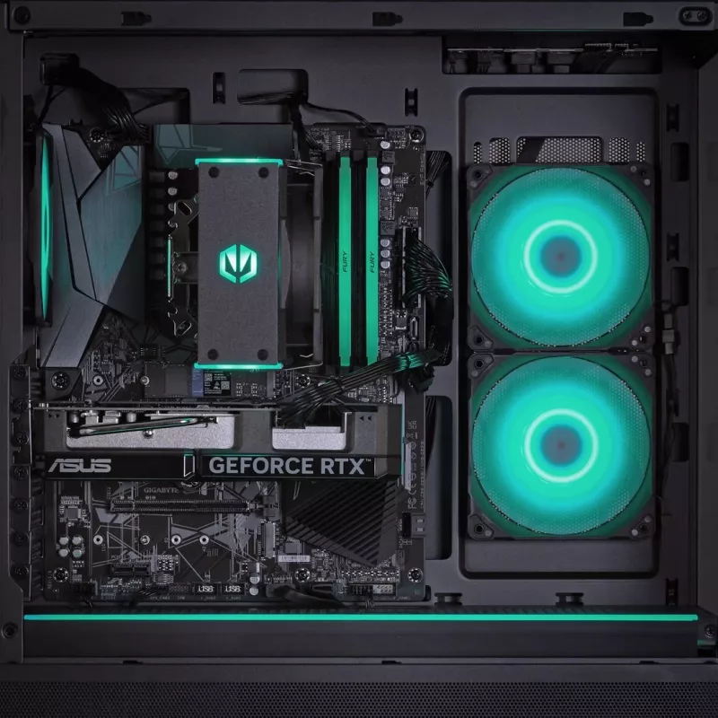 Actina View 5500/16GB/1TB/RTX5060/650W žaidimų stalinis kompiuteris - AMD Ryzen 5 5500, 16GB DDR4, 1TB SSD, NVIDIA GeForce RTX 5060, Midi Tower, juodos spalvos
