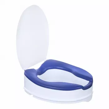 ACTIONMED pakeliamas tualeto dangtis su dangteliu, 10 cm aukštinimas, SoftRelief NT500AM