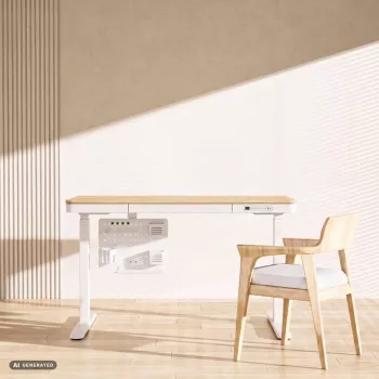 Activejet APB-002W besisukanti perforuota lenta stalo organizatorius, pilka ir balta