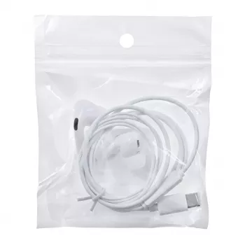 Activejet laidinės ausinės USB-C baltos