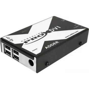 Adder AdderLink X Series X-DVI PRO KVM prailgintuvas - DVI-D, USB 2.0, garso, iki 50 m per Cat5e/6/7 (X-DVIPRO-IEC)