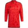 adidas Condivo 22 ilgomis rankovėmis vyriški vartininko marškinėliai Raudoni