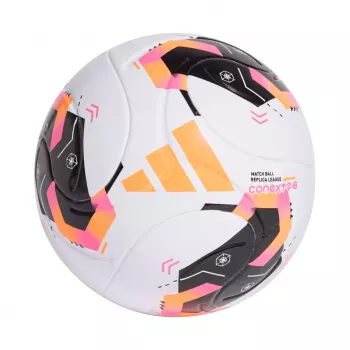 adidas Conext 26 League kamuolys, 4 dydis, baltas/juodas/oranžinis KE5865