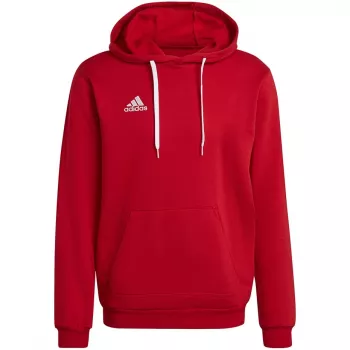 adidas Entrada 22 vyriškas gobtuvinis megztinis, raudonas