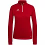adidas Entrada 22 Top Training Sweatshirt Red H57551 2XS striukė