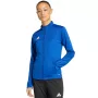 adidas Entrada 26 moteriška treniruočių striukė su užtrauktuku, mėlyna, M dydis