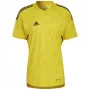 adidas vyriški vartininko marškinėliai Condivo 22 trumpomis rankovėmis saulės geltonos spalvos HF0138