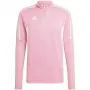 adidas vyriški Condivo 22 treniruočių marškinėliai su užtrauktuku Pink HD2313