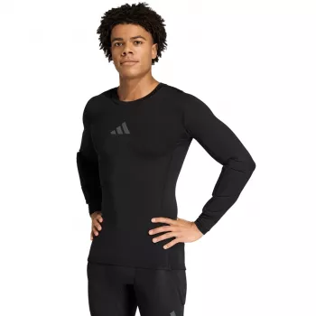 adidas Padded Goalkeeper Base Layer ilgomis rankovėmis marškinėliai juodi XL