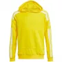 adidas Squadra 21 Džemperis su gobtuvu jaunimo geltonas GP6431 116cm