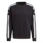 Adidas Squadra 21 Sweat Top GT6638 Vyriškas futbolo treniruočių megztinis, juodas, M dydis