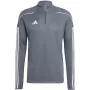 adidas Tiro 23 League Training Top Vidutinio pilkumo Heather/Juoda XS