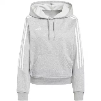 adidas Tiro 24 Moteriškas gobtuvinis megztinis, pilkas IR7509, M dydis
