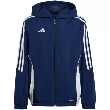 adidas Tiro 24 vaikų treniruočių striukė tamsiai mėlyna 128 cm