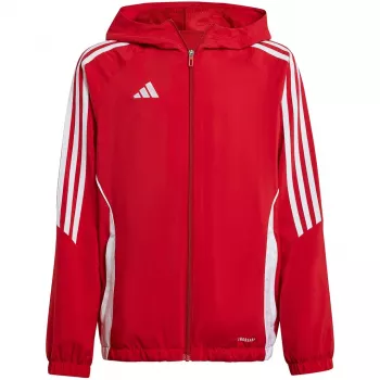 adidas Tiro 24 vaikiška treniruočių striukė Vivid Red 116cm