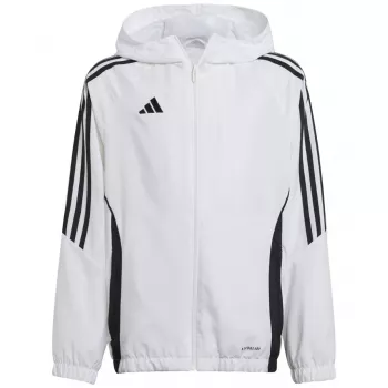 adidas Tiro 24 vaikų treniruočių striukė balta IM8799 164cm