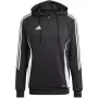 adidas Tiro 24 Training vyriškas gobtuvinis megztinis, juodas IJ9957
