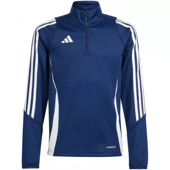 adidas Tiro 24 vaikiškas treniruočių megztinis, tamsiai mėlynas, IR9360, dydis 140