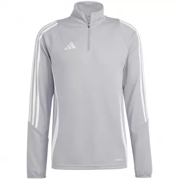 adidas Tiro 24 treniruočių marškinėliai Team Grey Two/White vyrams, ilga rankovė, L