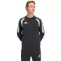 adidas Tiro 26 League Sweat Crew vyriškas megztinis su gobtuvu, juodos/baltos spalvos, XL dydis