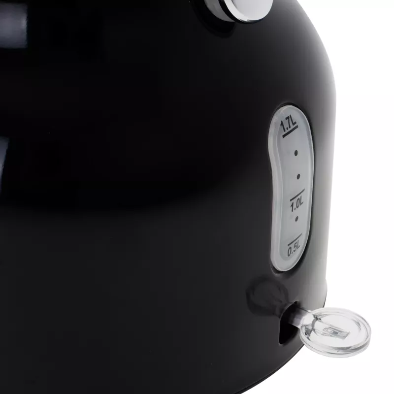 Adler AD 1346B elektrinis virdulys 1,7 l, 2200 W, juodos spalvos, metalo efektu