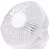 Įkraunamas stalviršinis ventiliatorius su segtuku Adler AD 7335, 6 W, 12,7 cm, 3 greičiai, osciliacija, baltas