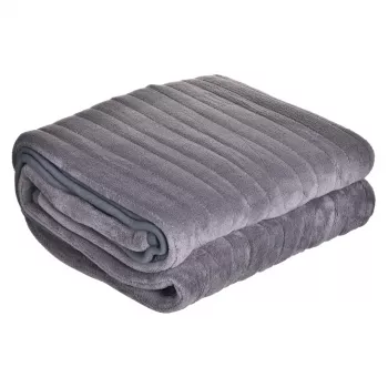 Adler CAMRY CR 7434 elektrinis paklotas - minkšta vilna, 3 šildymo režimai, 150x80 cm, baltas/pilkas