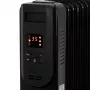 Adler Camry CR 7814 alyvos radiatorius su nuotolinio valdymo pultu, 2500 W, 3 galios lygiai, 11 sekcijų, skaitmeninis termostatas, 24 val. laikmatis, LED ekranas, apsauga nuo perkaitimo ir apvirtimo, juodas